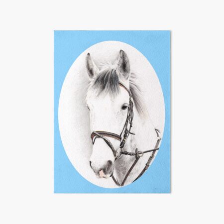 Item preview, Horse Portrait-Blue designed and sold by SandraWarmerdam.