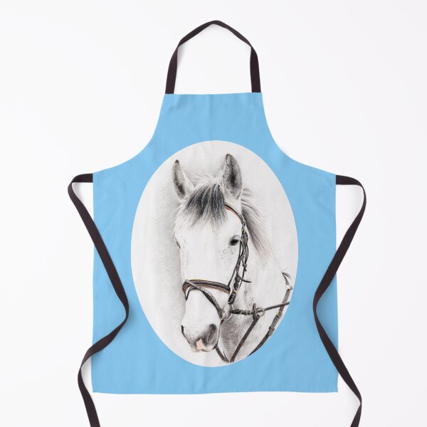 Aperçu de l'œuvre Portrait de cheval-bleu créée et vendue par SandraWarmerdam.