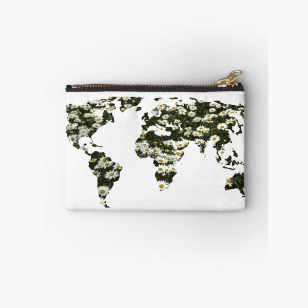 Item preview, Daisies Flowers World Map designed and sold by NelBo.