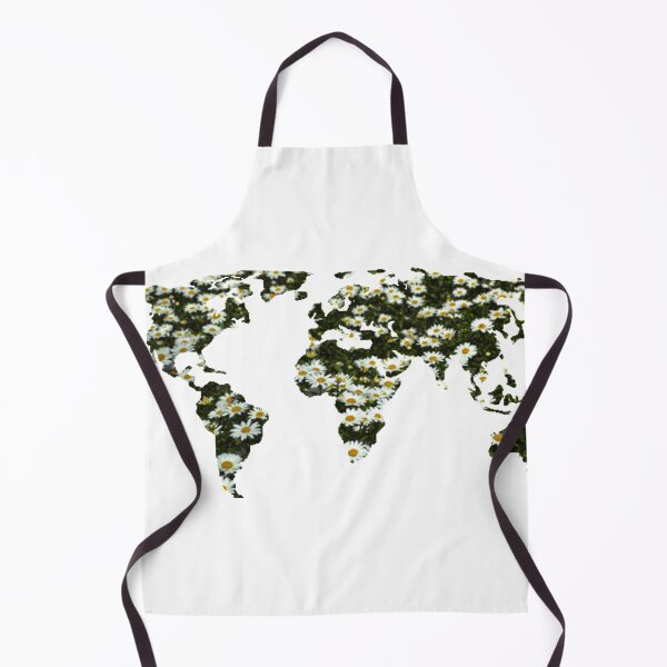 Item preview, Daisies Flowers World Map designed and sold by NelBo.