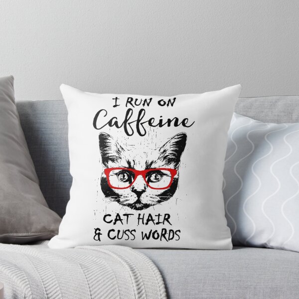 Item preview, I Run On Caffeine Cats and Cuss Words designed and sold by Gwenn69.