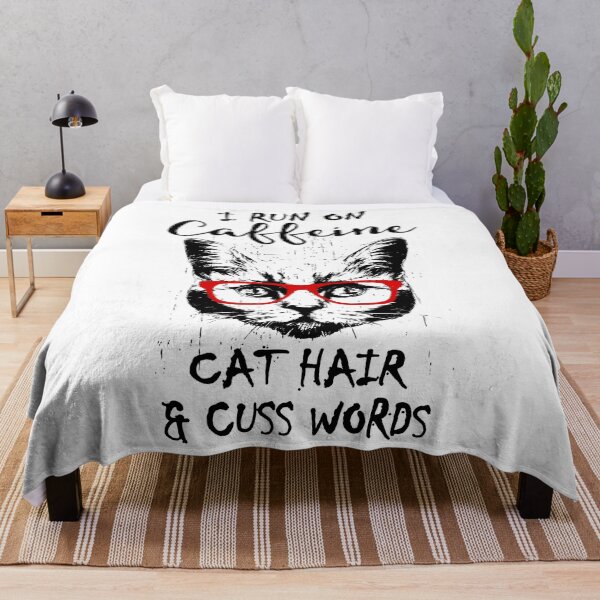 Item preview, I Run On Caffeine Cats and Cuss Words designed and sold by Gwenn69.