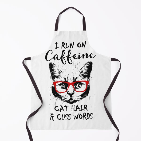 Item preview, I Run On Caffeine Cats and Cuss Words designed and sold by Gwenn69.