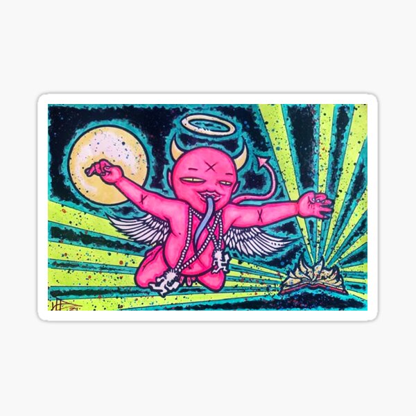 PINK DEVIL Sticker