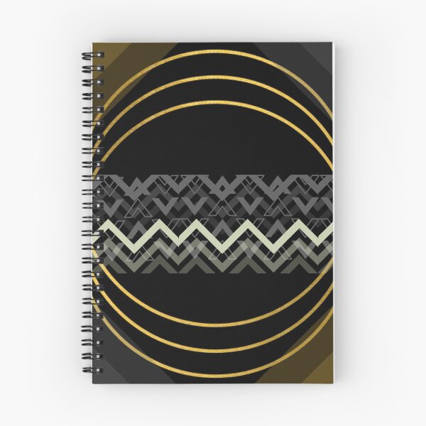 Item preview, Triple golden ring-zigzag pattern designed and sold by Gitau98.