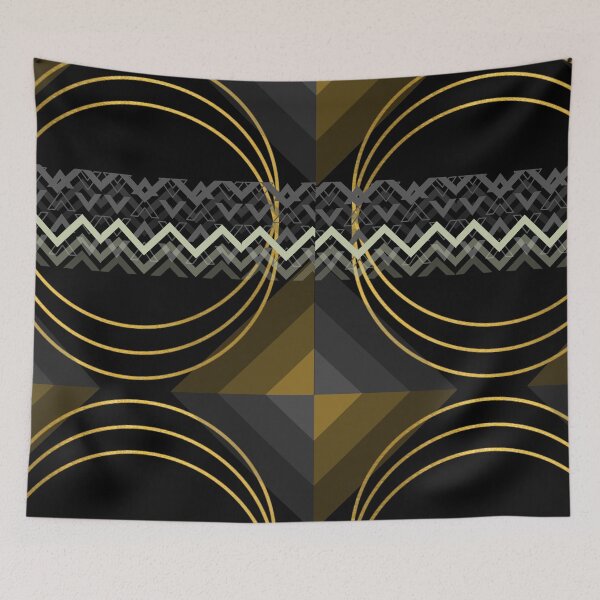 Item preview, Triple golden ring-zigzag pattern designed and sold by Gitau98.
