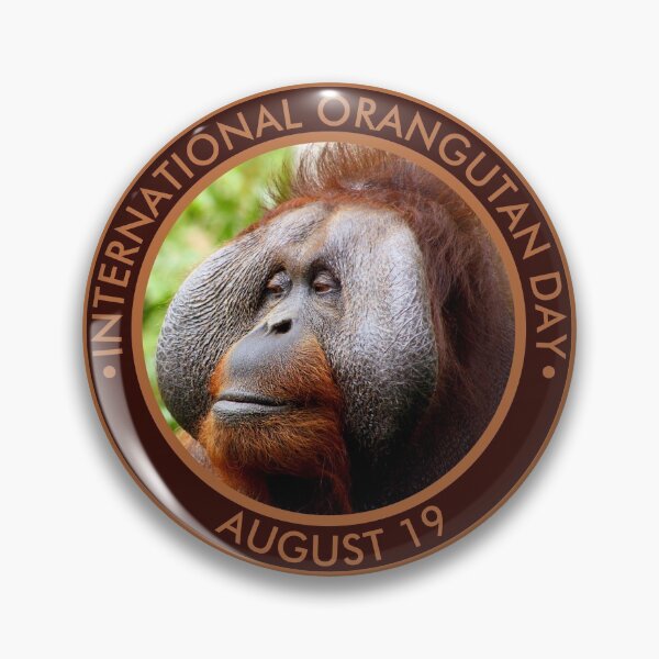 Item preview, International Orangutan Day designed and sold by HolidayBug.