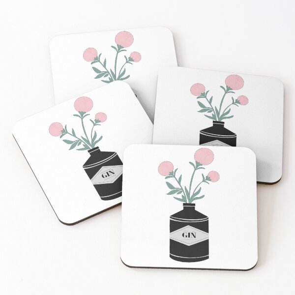 Item preview, Gin bottle flowers designed and sold by Thing3of4girlie.