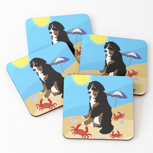 Item preview, Beach Bernese Mountain Dog designed and sold by KantstandyaC.