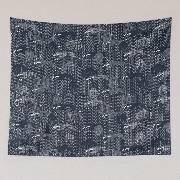 Item preview, RUNNING PODENCOS - SASHIKO designed and sold by GREYHOUNDLOVE.