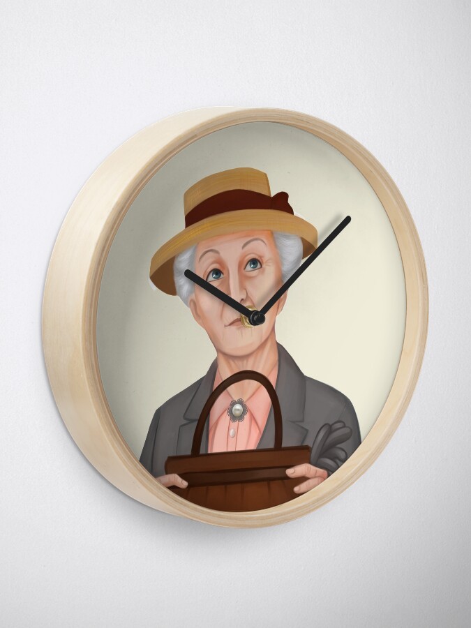 Alternate view of Miss Jane Marple Clock