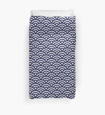 Japanese Waves Duvet Cover