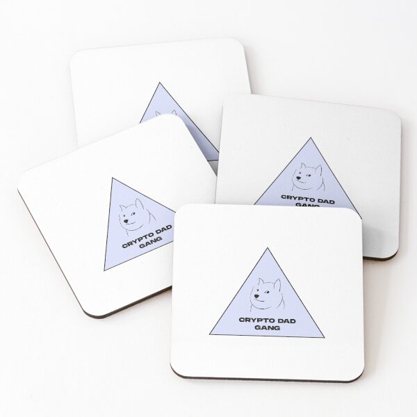 Item preview, Warning Triangle Lineart Crypto Dad designed and sold by cimong.
