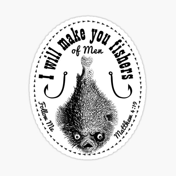 Item preview, I Will Make You Fishers of Men Follow Me, Matthew 4:19 Christian designed and sold by NonnieRay.