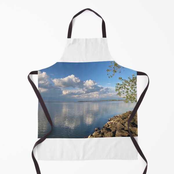 Item preview, Lake Erie and clouds in spring designed and sold by JuliVogel.
