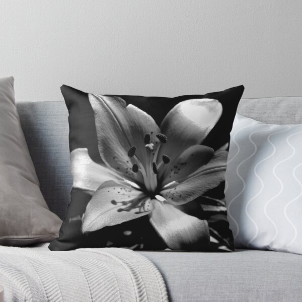 Item preview, black/white lily designed and sold by paul gavin.