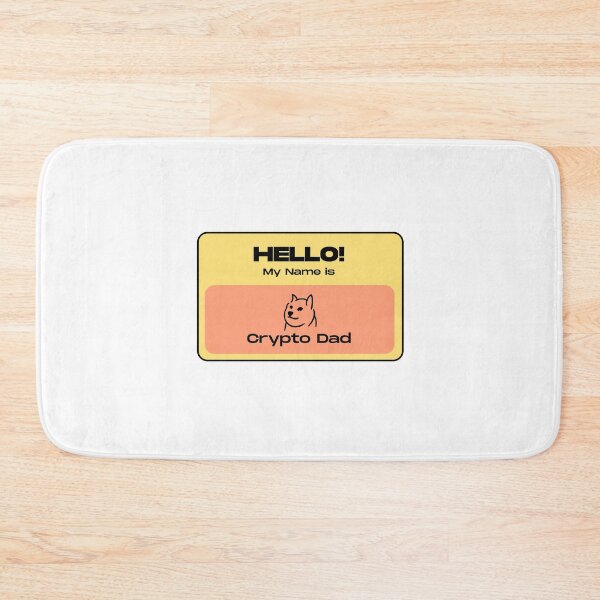 Item preview, Orange Version of Hello My Name is Crypto Dad designed and sold by cimong.