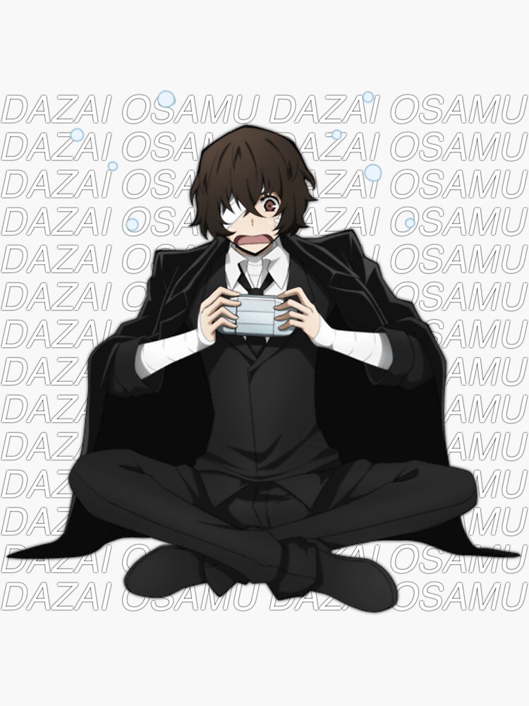 "Port Mafia Dazai Osamu" Sticker for Sale by milkuvvay | Redbubble