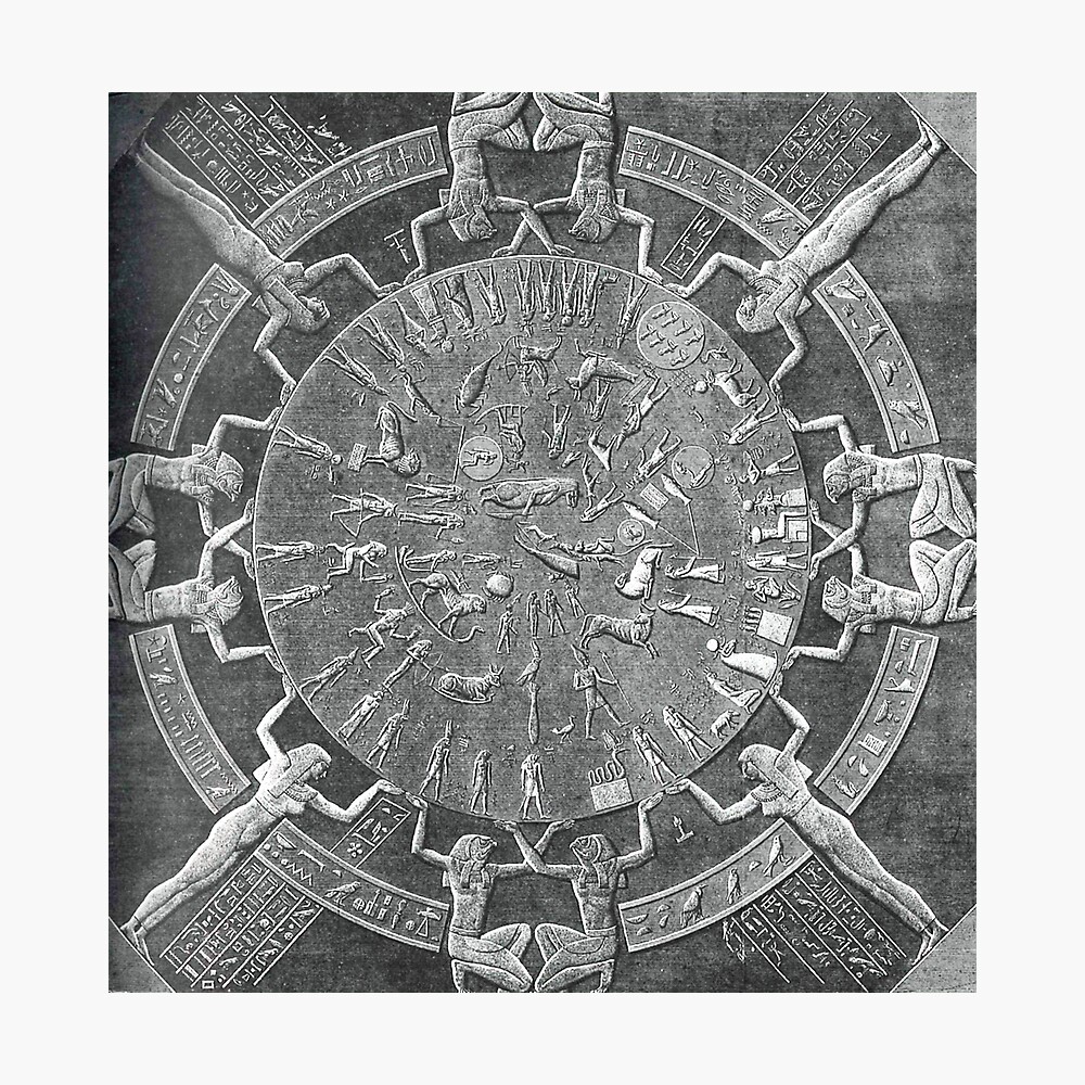 Dendera Zodiac, Osiris Temple, Egypt" Metal Print by ScienceSource |  Redbubble