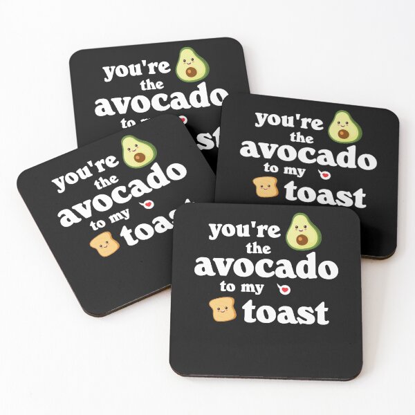 Item preview, Funny Vegetarian Pun Fruit Food You're The Avocado To My Toast designed and sold by ChromanautMerch.