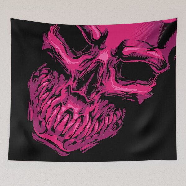 Item preview, Purple Skull face of toothy venom designed and sold by Volonoff.