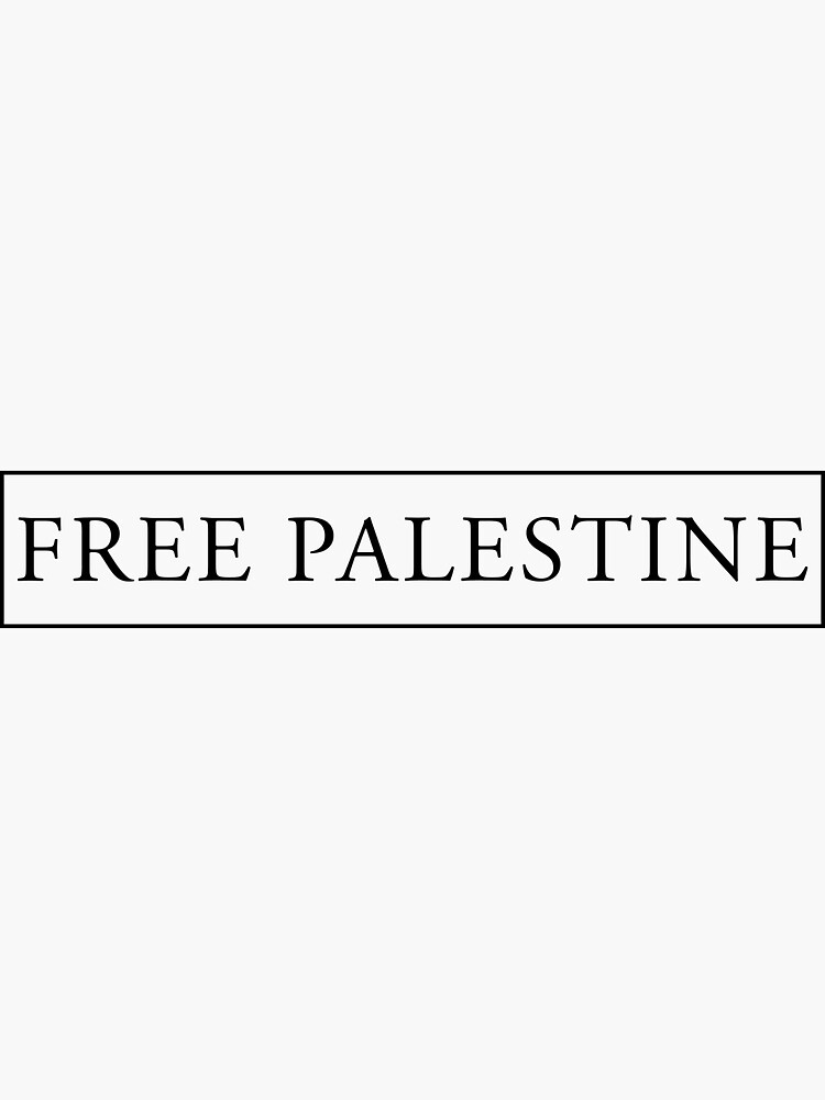Sticker for Sale avec l'œuvre « Palestine Libre - Keffieh