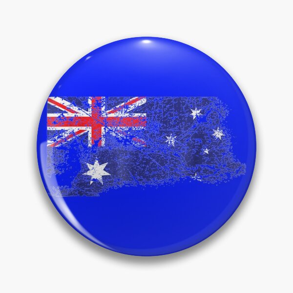 Item preview, Bandera australiana golpeada apenada Orgullo nacional de Australia vintage designed and sold by hanesmlwn64.