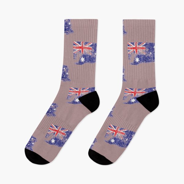 Item preview, Distressed Beat Up Australian Flag Vintage Australia National pride designed and sold by hanesmlwn64.