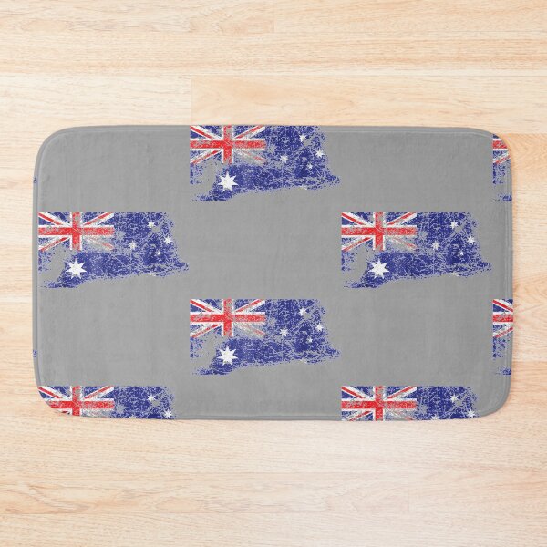 Item preview, Distressed Beat Up Australian Flag Vintage Australia National pride designed and sold by hanesmlwn64.