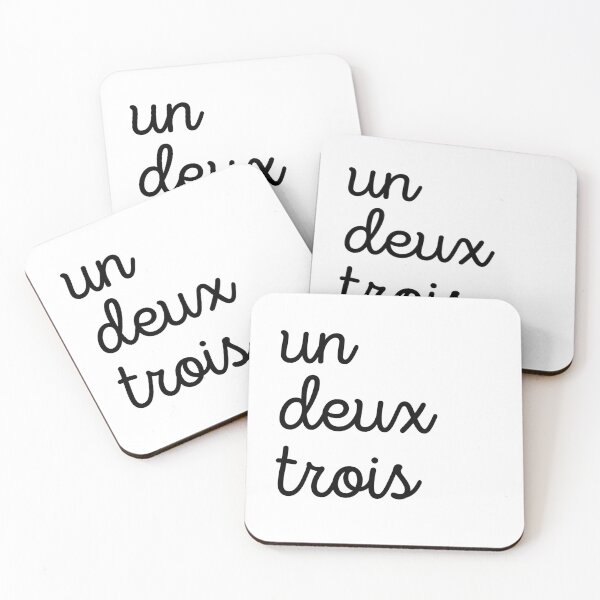 Item preview, Numbers in French, Typical French Words One Two Three designed and sold by HappyPeeps.