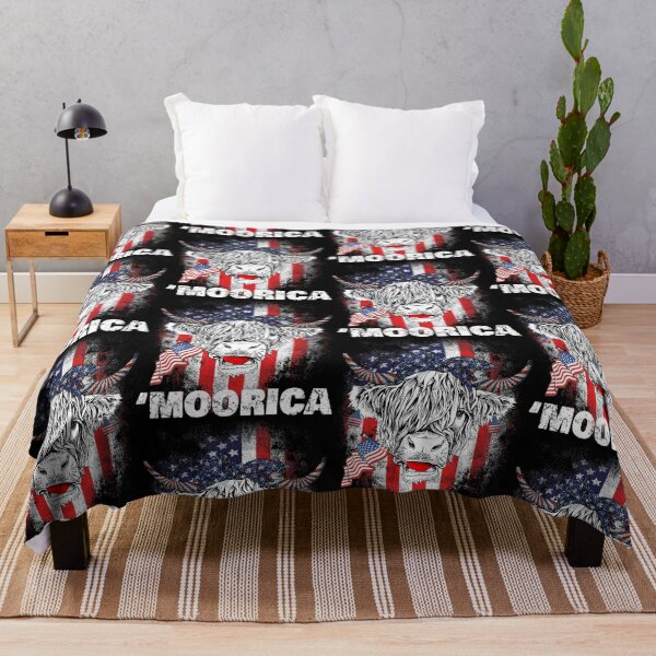 Item preview, Patriotic Cow American Flag designed and sold by ZavageDesigns.