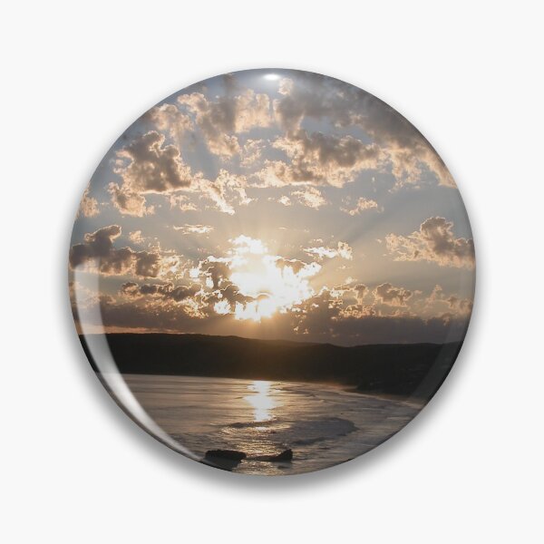 Item preview, Sunset view, beautiful sky, Australia, water, beach, mountain designed and sold by Smileycreation.