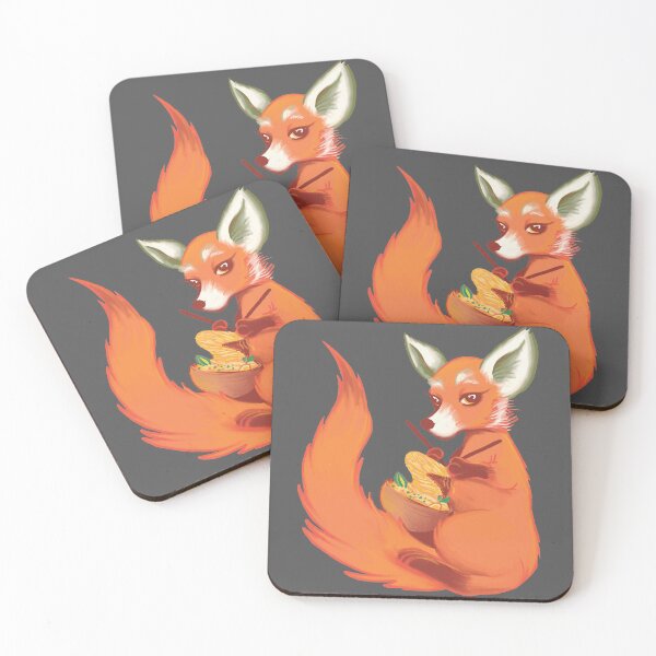 Item preview, Fuchs eats ramen designed and sold by EinfachKlim.