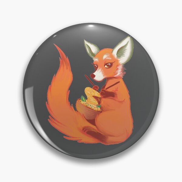Item preview, Fuchs eats ramen designed and sold by EinfachKlim.