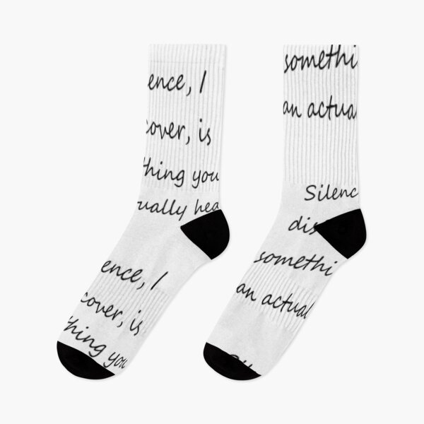 Item preview, silence, I discover, is something you can actually hear  designed and sold by Larissa Tarasenko.