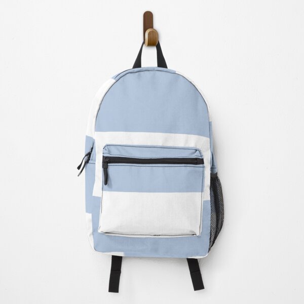 Item preview, Large ALICE BLUE and WHITE Horizontal STRIPES designed and sold by RachelMacht.