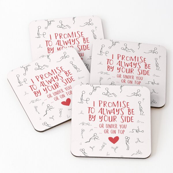 Item preview, Happy Valentine I Promise To Always Be By Your Side Mug, Funny Valentine Mug, Gift for Her, Gift for Him, Funny Couple Mug designed and sold by WillieSmithShop.