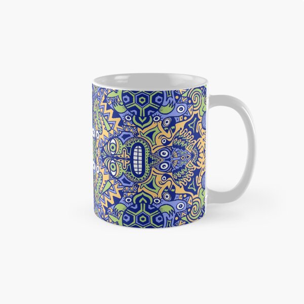 Item preview, Playful Pre-columbian symbols in a pattern design designed and sold by Zoo-co.