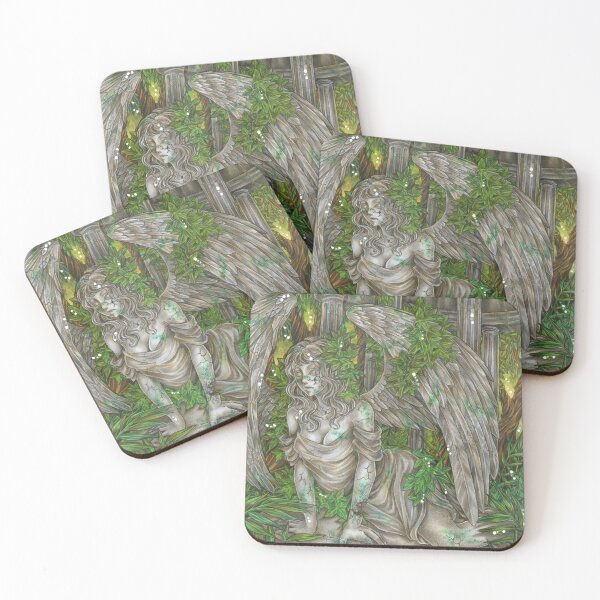 Item preview, Stone angel - enchanted garden designed and sold by ZadzeneaArt.