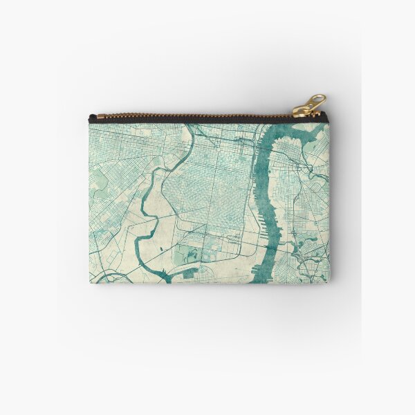 Item preview, Philadelphia Map Blue Vintage designed and sold by HubertRoguski.