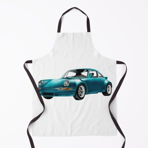 Aperçu de l'œuvre Porsche 911 de 1975 - Voiture de collection vintage bleue créée et vendue par isabelle cornu.