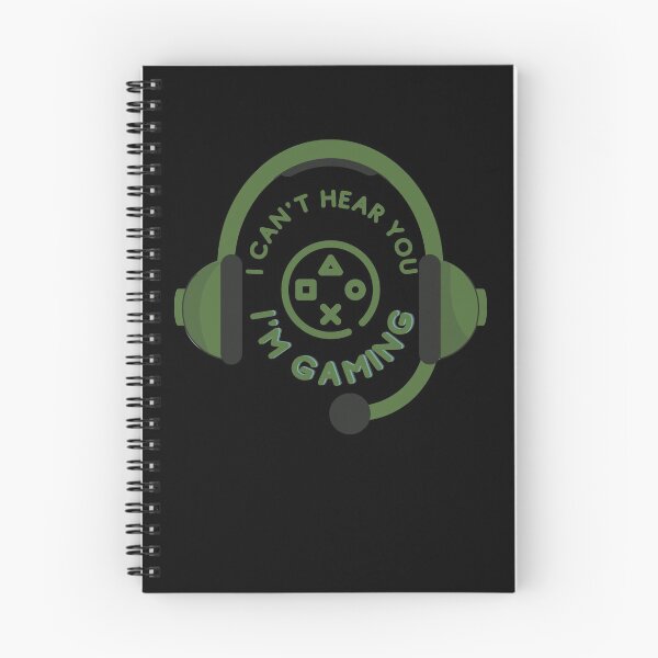 Item preview, I Can't Hear You I am Gaming Cool Green Headphones designed and sold by Archer25.