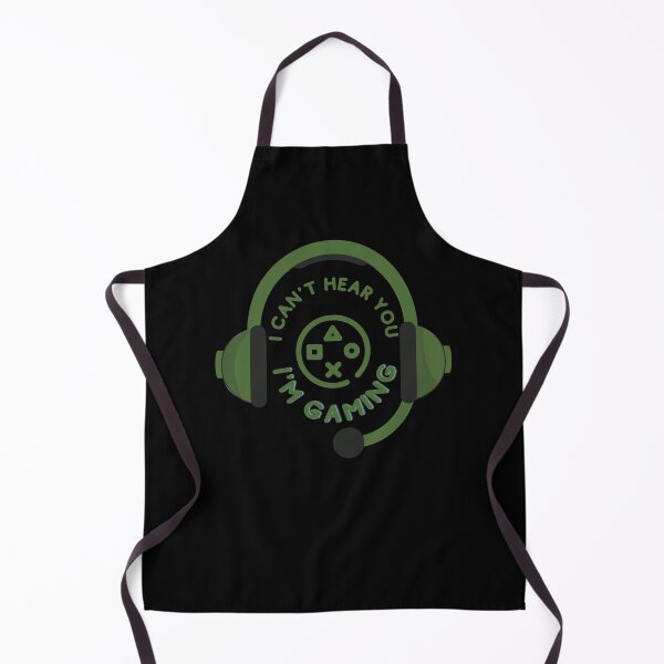 Item preview, I Can't Hear You I am Gaming Cool Green Headphones designed and sold by Archer25.