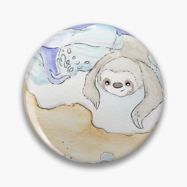 Item preview, Where You Belong Sloth and Turtle Watercolor designed and sold by Casey Wilkinson.