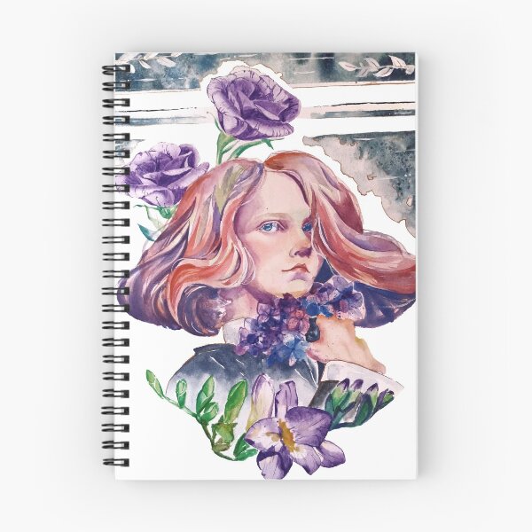 Item preview, "A Blessing In Disguise" - Watercolor Portrait (with bg ver.) designed and sold by Czartistic.