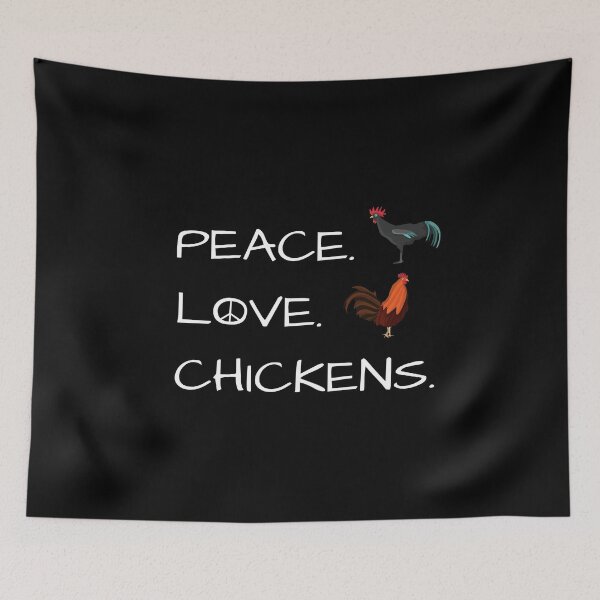 Item preview, Peace Love Chickens designed and sold by KoolMoDee.