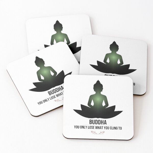 Artikelvorschau, Buddha sagt, dass Sie nur verlieren, was Sie an spirituellem Meditations-Yoga-Geschenk festhalten entworfen und verkauft von Digital Lama Creations.