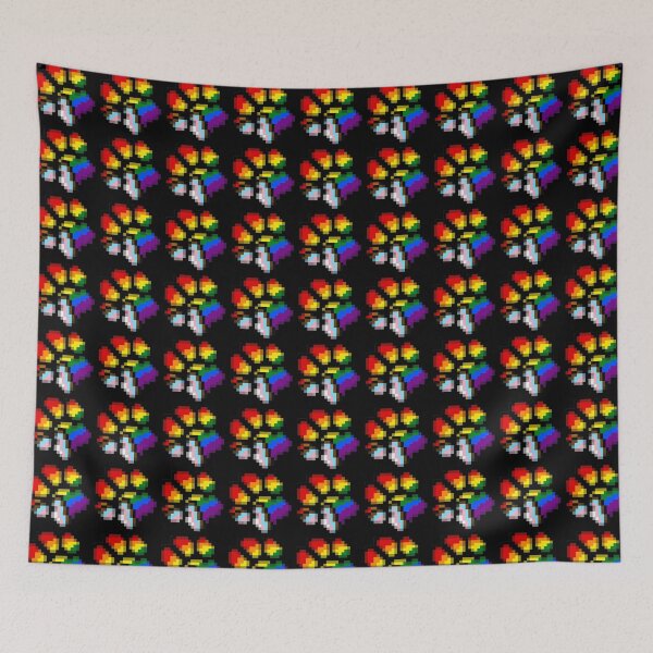 Item preview, Progress Pride Pixel Pride Paws designed and sold by Kitfusion Designs.