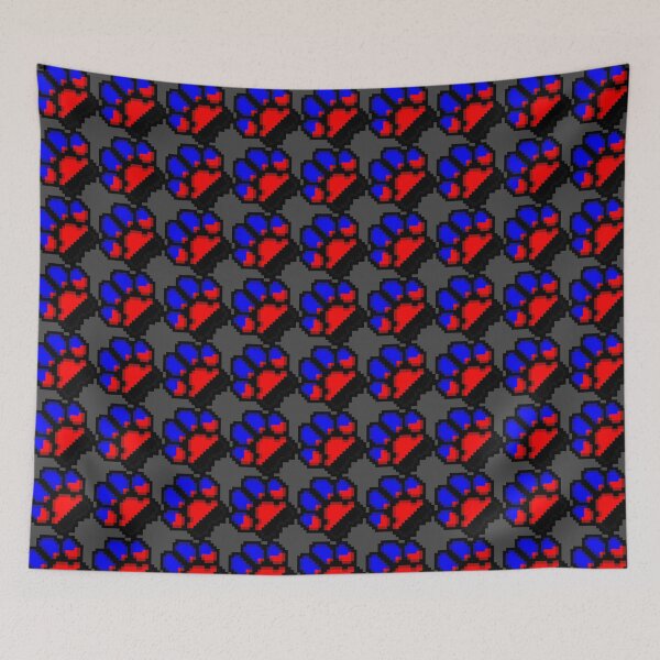 Item preview, Polyamorous Pixel Pride Paws designed and sold by Kitfusion Designs.