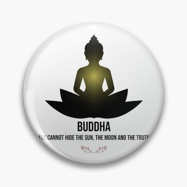 Item preview, Buddha Says You Cannot Hide The Sun The Moon And The Truth Spiritual Meditation Yoga Gift designed and sold by Digital Lama Creations.